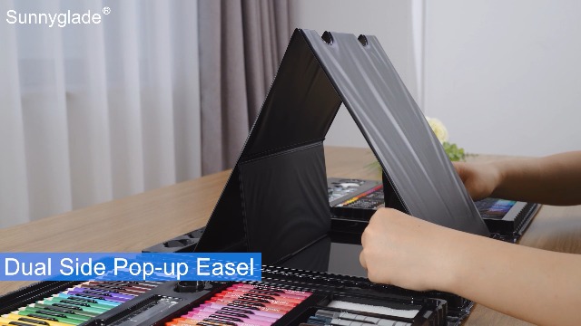 Amazon.com: Sunnyglade 185 Pieces Double Sided Trifold Easel Art